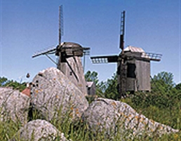 Saaremaa windmills by Jarek Juepera